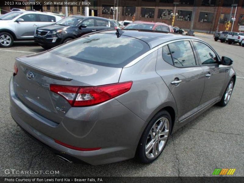 Satin Metal Metallic / Black 2013 Kia Optima SX