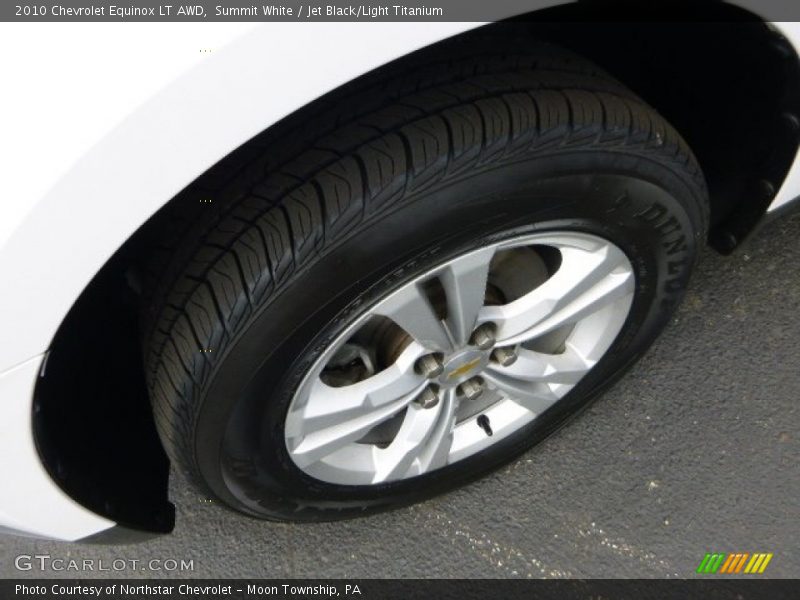 Summit White / Jet Black/Light Titanium 2010 Chevrolet Equinox LT AWD
