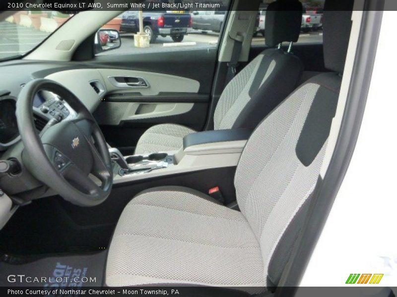 Summit White / Jet Black/Light Titanium 2010 Chevrolet Equinox LT AWD