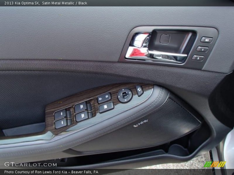 Satin Metal Metallic / Black 2013 Kia Optima SX