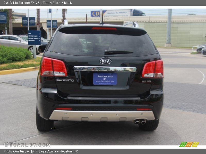 Ebony Black / Black 2013 Kia Sorento SX V6