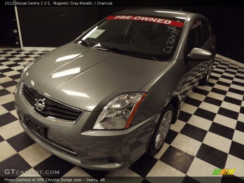 Magnetic Gray Metallic / Charcoal 2012 Nissan Sentra 2.0 S