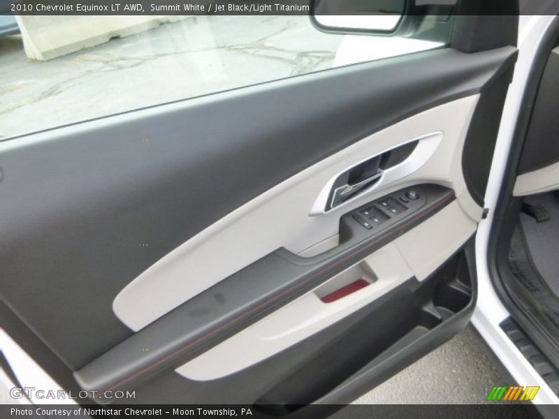 Summit White / Jet Black/Light Titanium 2010 Chevrolet Equinox LT AWD