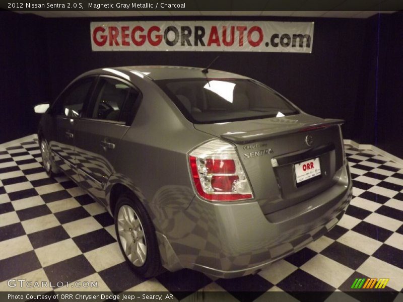 Magnetic Gray Metallic / Charcoal 2012 Nissan Sentra 2.0 S