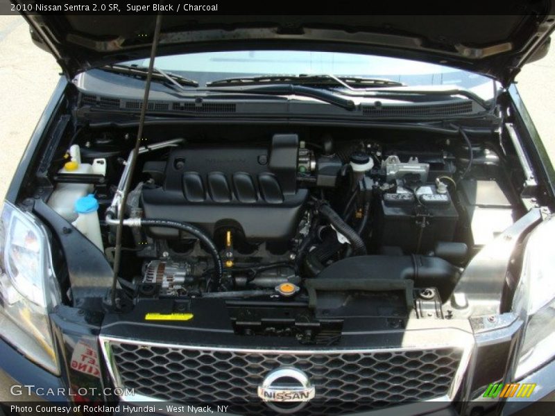 Super Black / Charcoal 2010 Nissan Sentra 2.0 SR