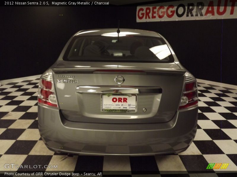 Magnetic Gray Metallic / Charcoal 2012 Nissan Sentra 2.0 S