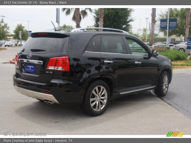 Ebony Black / Black 2013 Kia Sorento SX V6