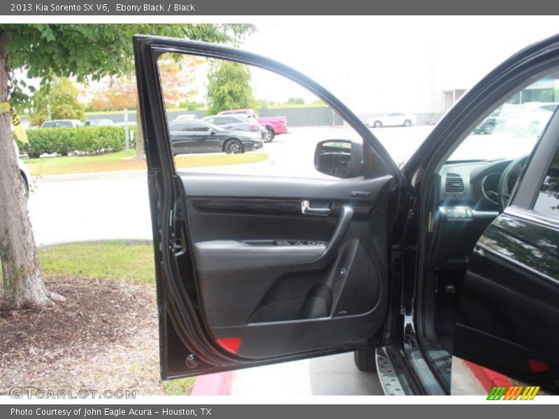 Ebony Black / Black 2013 Kia Sorento SX V6