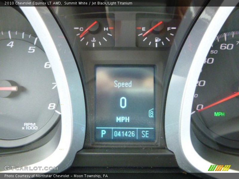 Summit White / Jet Black/Light Titanium 2010 Chevrolet Equinox LT AWD