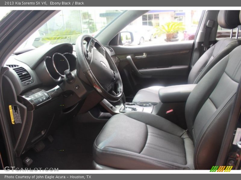 Ebony Black / Black 2013 Kia Sorento SX V6
