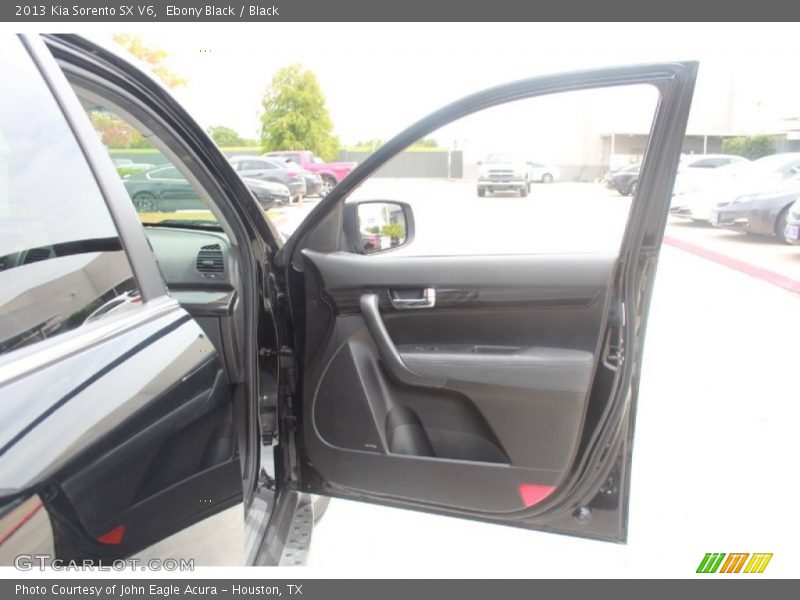 Ebony Black / Black 2013 Kia Sorento SX V6