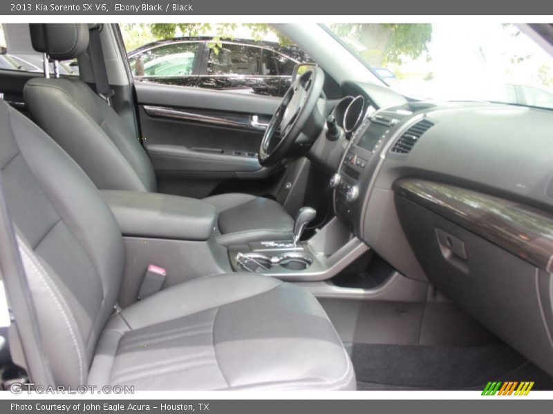 Ebony Black / Black 2013 Kia Sorento SX V6