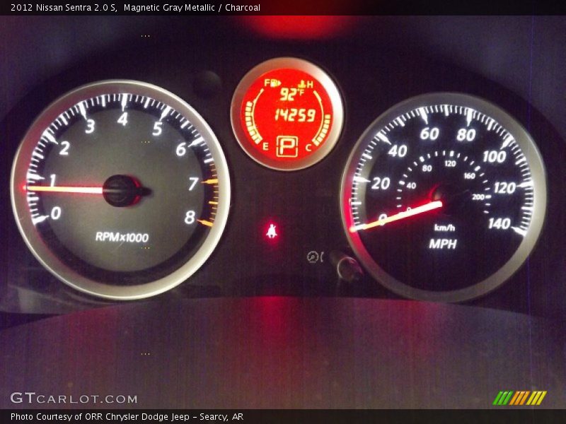 Magnetic Gray Metallic / Charcoal 2012 Nissan Sentra 2.0 S