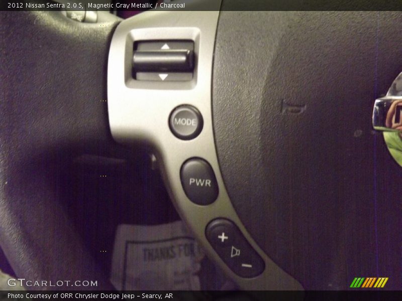 Magnetic Gray Metallic / Charcoal 2012 Nissan Sentra 2.0 S