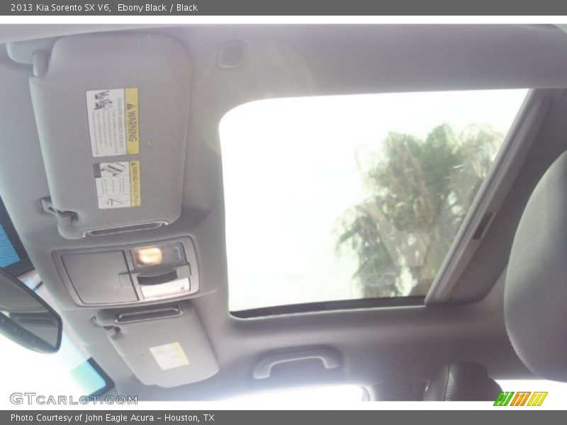 Ebony Black / Black 2013 Kia Sorento SX V6