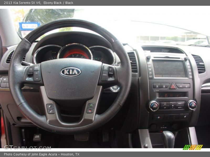 Ebony Black / Black 2013 Kia Sorento SX V6