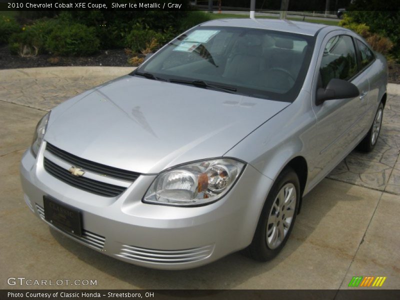 Silver Ice Metallic / Gray 2010 Chevrolet Cobalt XFE Coupe