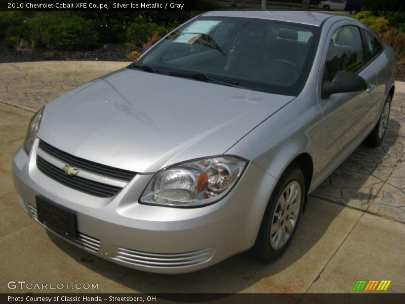 Silver Ice Metallic / Gray 2010 Chevrolet Cobalt XFE Coupe