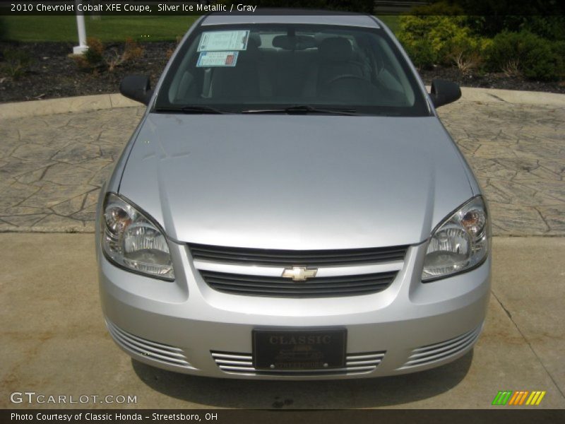 Silver Ice Metallic / Gray 2010 Chevrolet Cobalt XFE Coupe