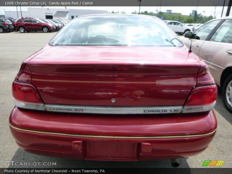 Candy Apple Red / Camel 1998 Chrysler Cirrus LXi