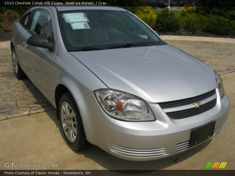 Silver Ice Metallic / Gray 2010 Chevrolet Cobalt XFE Coupe