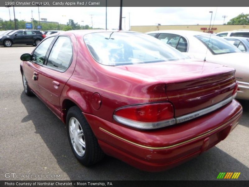 Candy Apple Red / Camel 1998 Chrysler Cirrus LXi