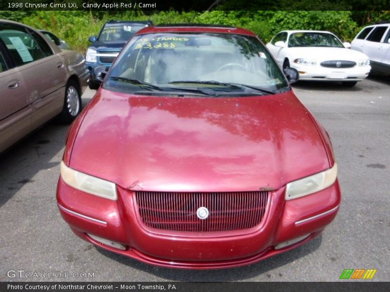 Candy Apple Red / Camel 1998 Chrysler Cirrus LXi