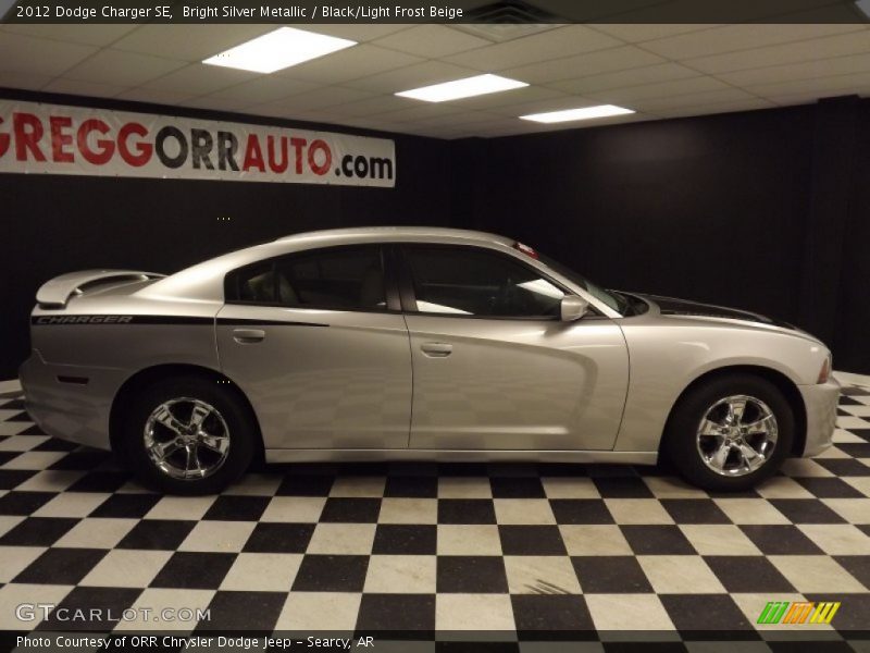 Bright Silver Metallic / Black/Light Frost Beige 2012 Dodge Charger SE