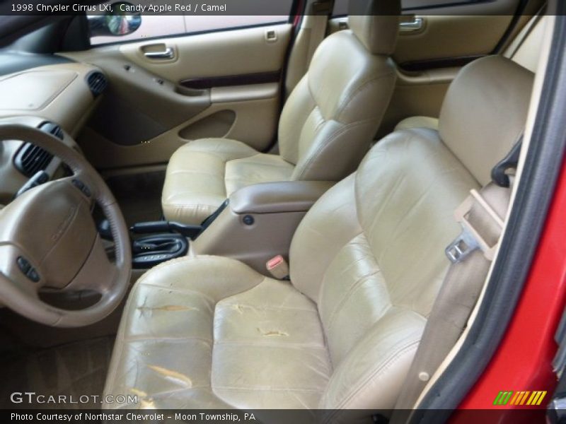 Candy Apple Red / Camel 1998 Chrysler Cirrus LXi