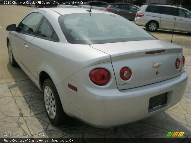 Silver Ice Metallic / Gray 2010 Chevrolet Cobalt XFE Coupe