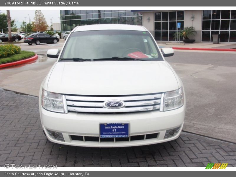 White Suede / Camel 2009 Ford Taurus SE