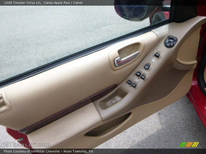 Candy Apple Red / Camel 1998 Chrysler Cirrus LXi