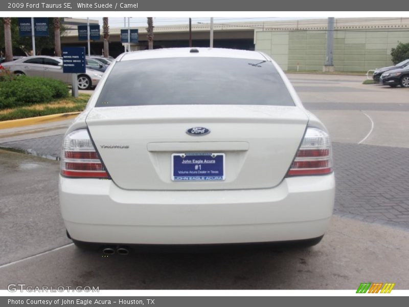 White Suede / Camel 2009 Ford Taurus SE