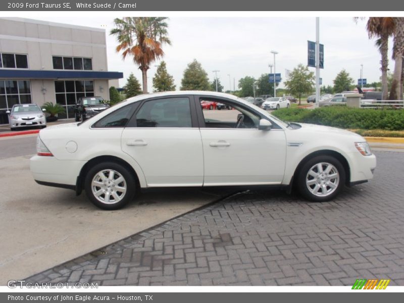 White Suede / Camel 2009 Ford Taurus SE