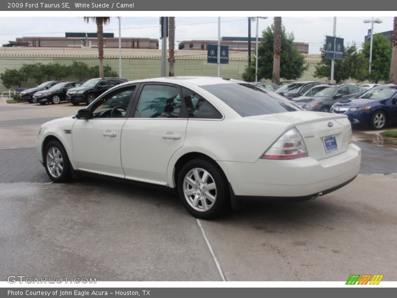 White Suede / Camel 2009 Ford Taurus SE