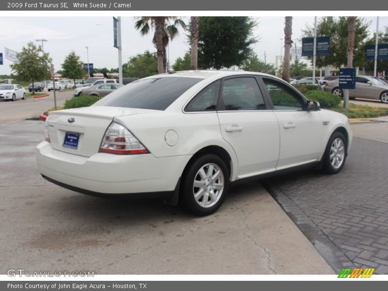 White Suede / Camel 2009 Ford Taurus SE