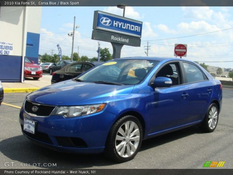 Corsa Blue / Black Sport 2010 Kia Forte SX