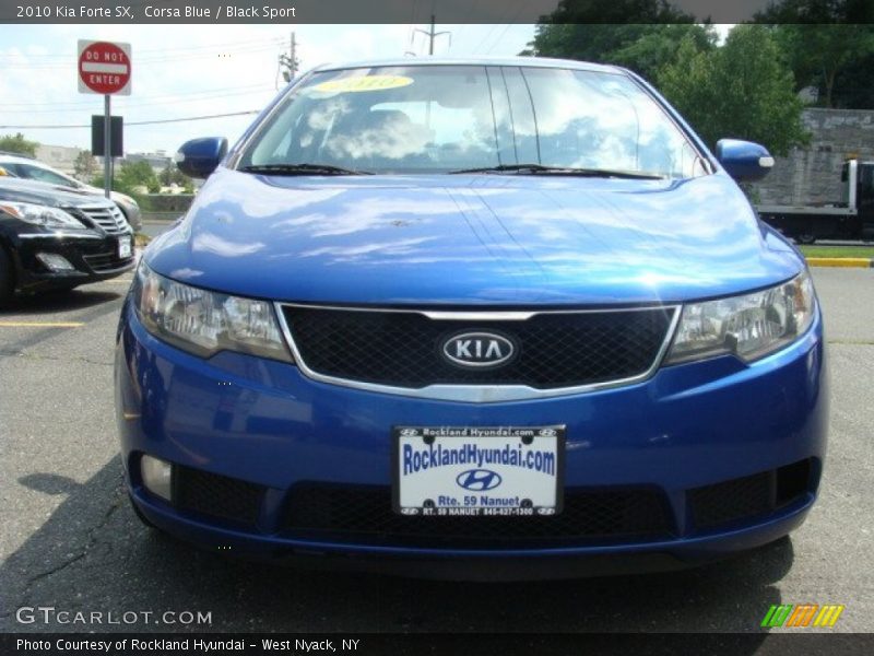 Corsa Blue / Black Sport 2010 Kia Forte SX