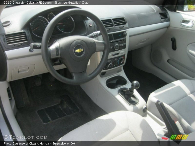 Silver Ice Metallic / Gray 2010 Chevrolet Cobalt XFE Coupe