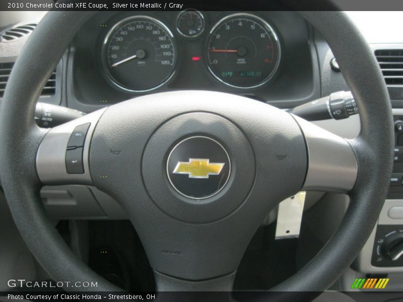 Silver Ice Metallic / Gray 2010 Chevrolet Cobalt XFE Coupe