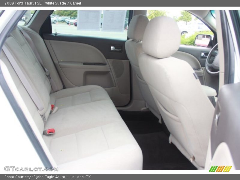 White Suede / Camel 2009 Ford Taurus SE