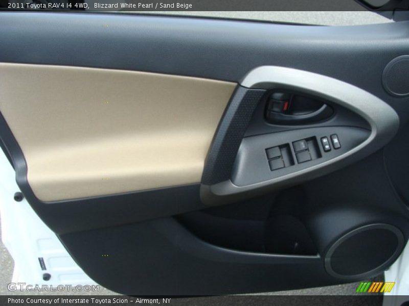 Blizzard White Pearl / Sand Beige 2011 Toyota RAV4 I4 4WD