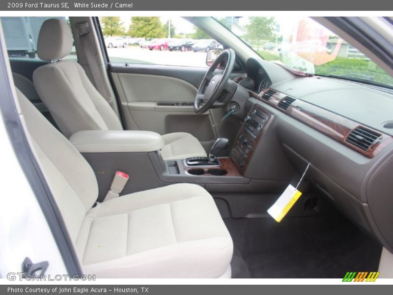 White Suede / Camel 2009 Ford Taurus SE