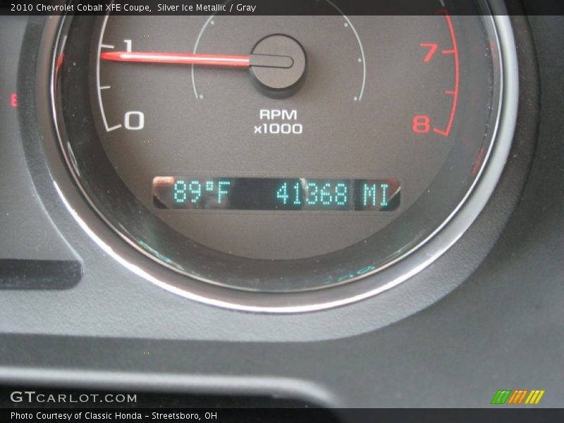 Silver Ice Metallic / Gray 2010 Chevrolet Cobalt XFE Coupe
