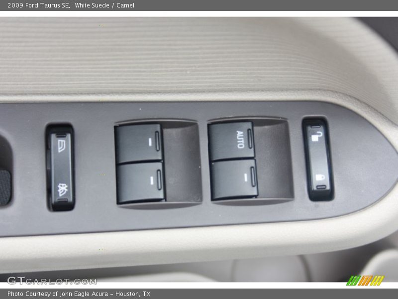 White Suede / Camel 2009 Ford Taurus SE