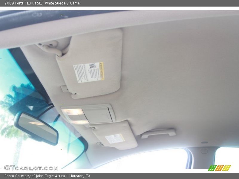 White Suede / Camel 2009 Ford Taurus SE