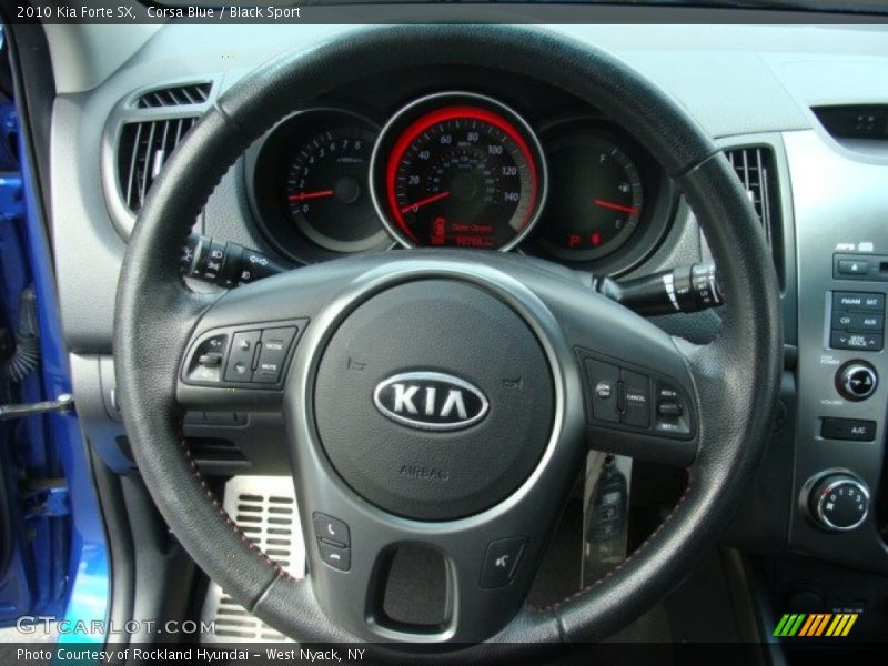 Corsa Blue / Black Sport 2010 Kia Forte SX