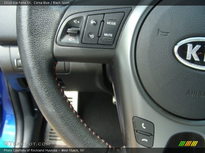 Corsa Blue / Black Sport 2010 Kia Forte SX