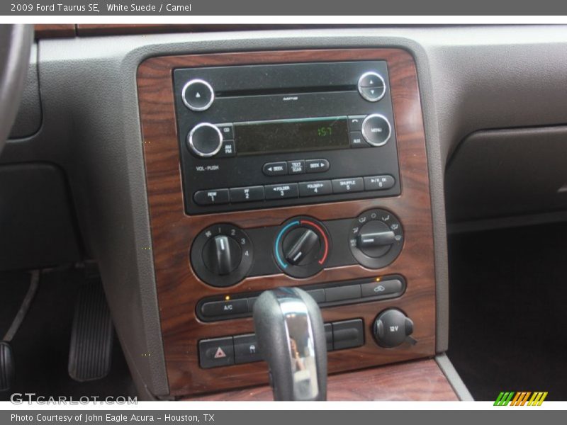 White Suede / Camel 2009 Ford Taurus SE