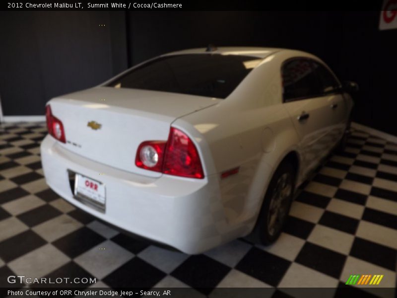 Summit White / Cocoa/Cashmere 2012 Chevrolet Malibu LT